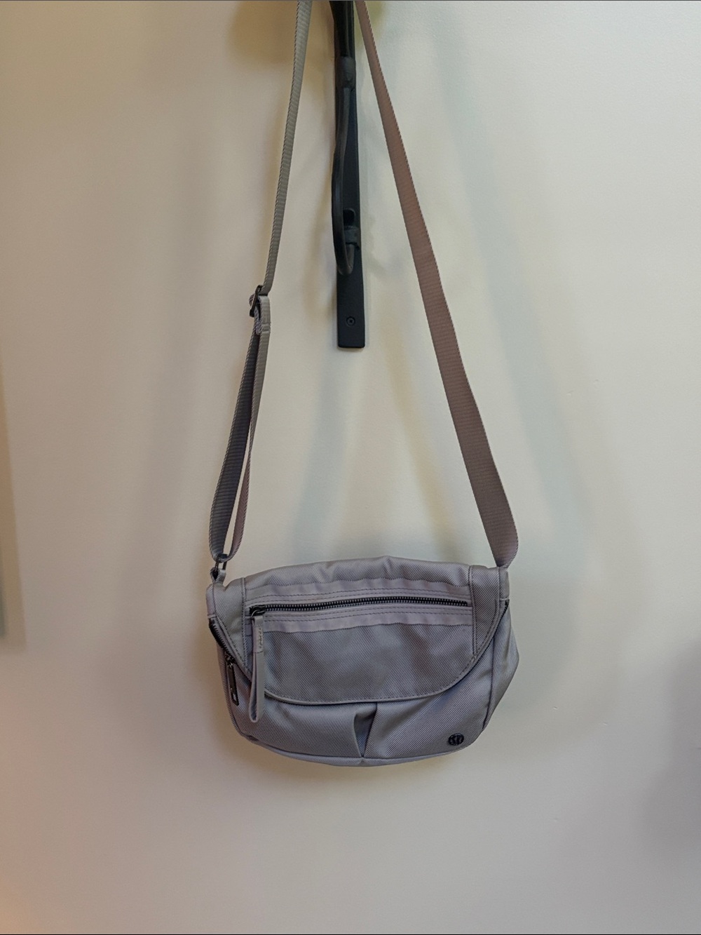 lululemon athletica Light Gray Crossbody Bag